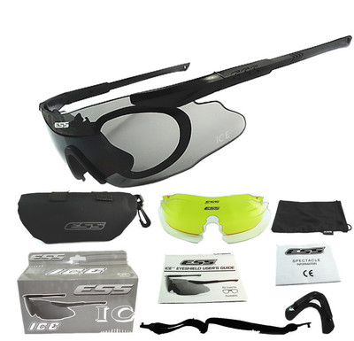 Ess glasses, tactics, military fans, windproof CS bullet proof riding glasses, frameless nearsighted motorcycle shooting glasses, goggles