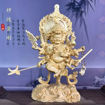 楽天市場】木彫り仏像 【烏枢沙摩明王（うすさまみょうおう）】 桧木