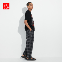 Uniqué Mens Clothing Cotton Tightening Nine Pants Glass Casual Leisure Trousers 455897