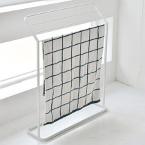 Nordic toilet towel rack-free bathroom floor-standing towel rack removable steel toilet bath towels