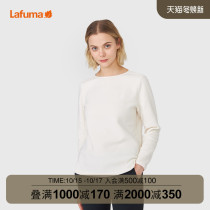 LAFUMA Leify leaves autumn and winter new warm women elastic round neck fleece long sleeve T-shirt base shirt LFTS1DL95