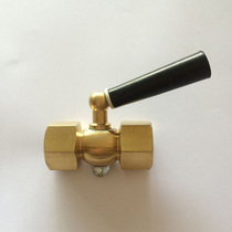 Copper two-way plug valve pressure gauge Two-way plug pressure gauge switch