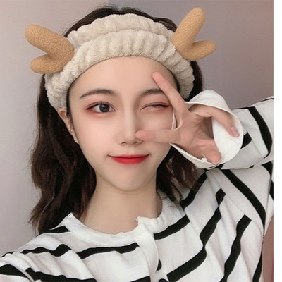 taobao agent Cute plush headband for face washing, helmet, 2023 collection