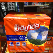 US import Bounce clothing soft paper 160 pieces Soft in addition to static odor fragrance type Costco