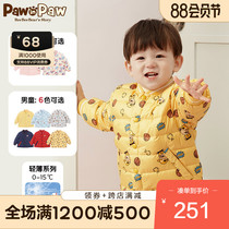 PawinPaw cartoon bear childrens clothing 21 years autumn and winter new men and women baby light down jacket 90 duck down short