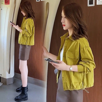 Shirt Jean jacket female spring 2023 Spring new gas - loose Korean edition slim fashion short coat