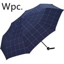 Japanese wpc large umbrella surface 8-bone anti-wind ultra-light men and women double folding triple umbrella 1 13 meters MSZ