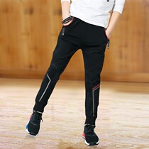 Boy pants spring and autumn handsome large children long pants pure cotton children boy casual sports pants thin outside wearing trendy