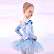 Dance clothes for children women autumn and winter practice clothes long-sleeved ballet skirts dancing girls Chinese dance childrens clothes