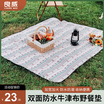 Picnic mat spring outing moisture mat wild picnic cloth outdoor portable waterproof lawn picnic mat outing thickened