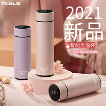 Thermos Cup female high-value Student water Cup portable large capacity tea cup men stainless steel custom logo