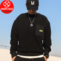 Converse official website long-sleeved mens 2021 spring new sportswear top loose pullover sweater jacket men