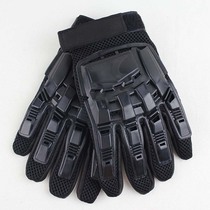 Super cool exoskeleton tactical explosion-proof gloves Half-finger sheepskin outdoor riding Special forces military fans wear-resistant training patrol