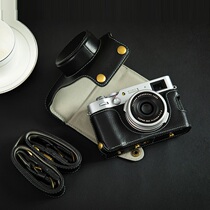  Fuji camera bag X100V X100F X100S X100 X100T leather micro single leather case Protective case Retro