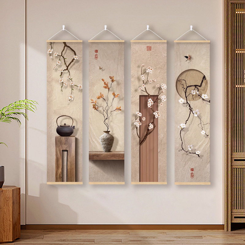 宋徽宗 琴园 中国画 掛け軸 水墨画 和室 玄関 茶室 壁掛け 美術品 宋式美学书房挂画-宋式美学书房挂画促销价格、宋式美学书房挂画品牌- 淘宝