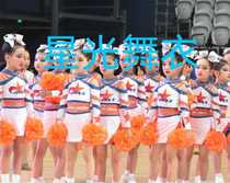 Custom-made new primary and secondary school cheerleading competition uniforms childrens cheerleading uniforms blue ball baby cheerleading Shunfeng Shunfeng