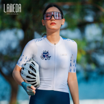 Lamparda 2022 new summer bike ride with short sleeve blouse highway male and female bike mountain clothes