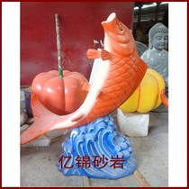 Artificial sandstone sculpture relief Hotel Villa indoor and outdoor ornaments landscape large murals glass fiber reinforced plastic spray carp