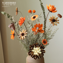 Natural dried flower bouquet real flower decorative ornaments vase Living room home Yunnan air-dried decoration flowers Large bouquet of eternal flowers