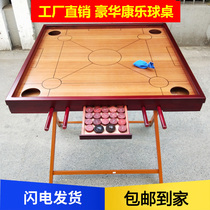 Shanghai Sanskan Wood Paint Recreation Table Cranch Ball Plate Factory Direct Standard Home Billiard Table Redwood