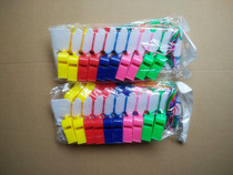 Color plastic whistle first aid childrens competition referee OK whistle professional training cheer fan party supplies whistle