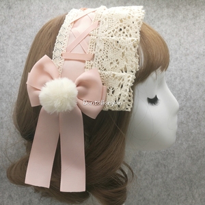 #Two-piece Domestic Shipping included #lolita hand-made Small ， hair band Headdress Robin dolls babydoll bhiner lolita fashion