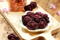 Ink Red Rose head crop Corolla Yunnan super large flower non-freeze-dried natural soaking water medicine and food homology