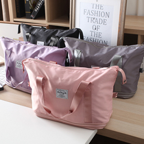  BI into three anti-fabric multi-function lightweight folding large-capacity travel bag storage waiting bag Y2083