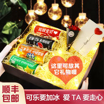Coca-Cola custom can diy lettering beverage birthday gift to send boys girlfriend husband surprise box