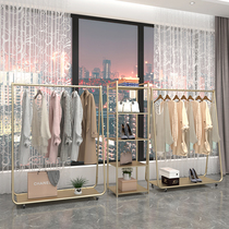 Nordic hangers floor-to-ceiling bedroom hangers coat rack household rack modern minimalist clothes rack wheels