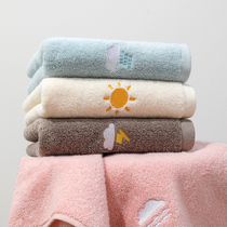 Warm and excellent towel cotton washing face household cotton absorbent bathing couple female male not easy to lose hair Bath Soft Senior