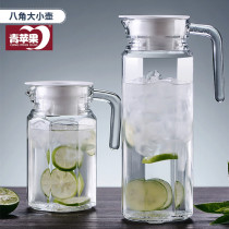 Green Apple Glass Cool Kettle Glass Kettle Anise Kettle Anise Kettle Cool Kettle Teapot Glass Jug Juice Pot Zakers