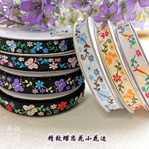 Pastoral lace webbing exquisite Butterfly Love flower embroidery decorative lace hair trim diy handmade ribbon accessories