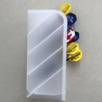 Ship strong sports dart box storage box black white two-color plastic dart accessories suitable for soft darts and hard darts