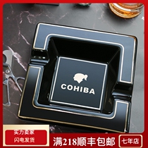 Cigar ashtray Personality fashion ceramic snow plus ashtray Cigar living room ashtray