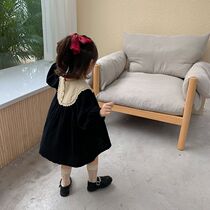 2021 autumn and winter New girls dress childrens foreign baby princess skirt little girl long sleeve clothes