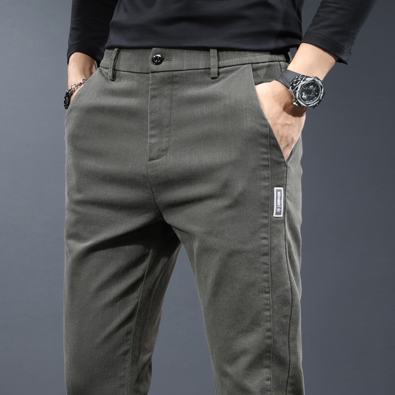 Business casual pants men's suit 2023 new spring and autumn style men's autumn suit pants men's work pants