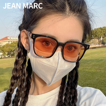 jeanmarc tea color myopia sunglasses female tide with degree discoloration glasses sunglasses 2022 new big faces slim