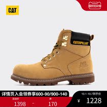 CAT Carter evergreen classic yellow boots mens classic yellow boots breathable steel head yellow boots mens counter the same model