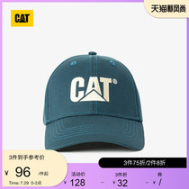 CAT Cat evergreen baseball cap logo printing turquoise blue cap CJ3BC201753