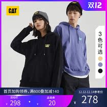 CAT Carter 2021 autumn new sweater men casual logo embellishment drawstring hooded sweaters men