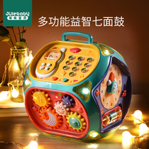 Baby hand clap drum Baby toy Clap drum Hexahedral puzzle early education childrens music 6 months six rechargeable 7