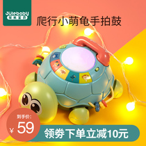Baby learning crawling toys Baby practice head-up training guide turtle doll 9 months electric small turtle god 6 devices