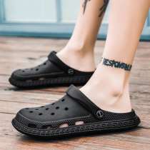 Dongle Shoes Men Trends Outdoor Wearing Slippers Personality Dual-use Cool Drag Home Non-slip Baotou Summer Beach Sandals