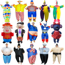 Inflatable sumo suit Ballet funny fat clown dress Dinosaur walking doll Cartoon annual meeting performance costume