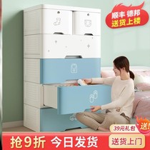 Wardrobe top storage cabinet sofa next to pastoral style storage cabinet dressing table storage cabinet integrated large capacity