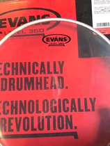 Dadario EVANS American 13-inch drum set Sare drum transparent 360 standard TT13G1 National