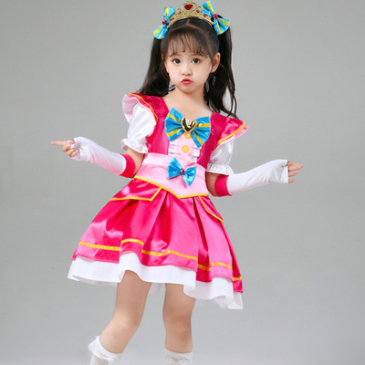 taobao agent Wonderful love Mengcai princess skirt music skirt, clothes, little magic fairy beauty girl transformed into cos performance clothing