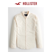 Hollister autumn fashion stretch tight poplin shirt men 310166-1