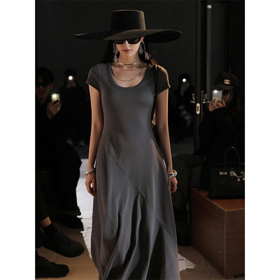 taobao agent Design dress, brace, long long skirt, high waist